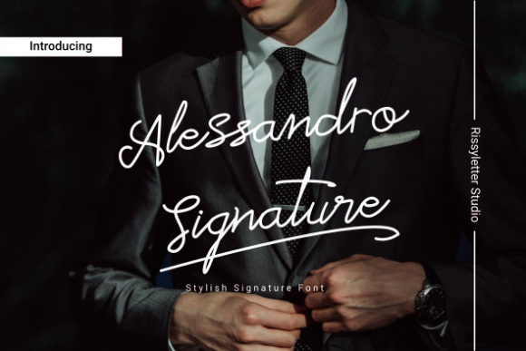 Alessandro Signature: A Font That Elevates Editorial Design