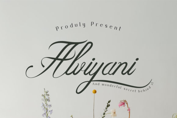 Alviyani Font: Elevate Your Brand with Elegant Handwritten Typography