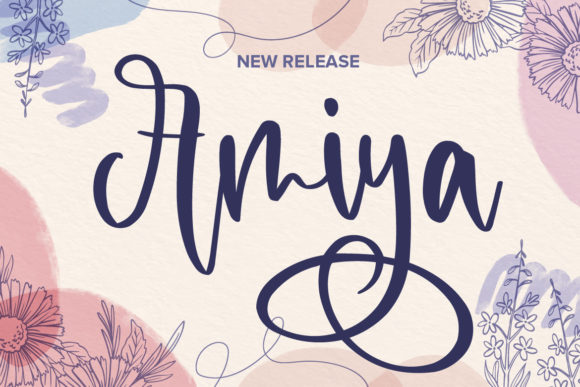 Amiya: A Graceful Script Font for Elegant Editorial Design