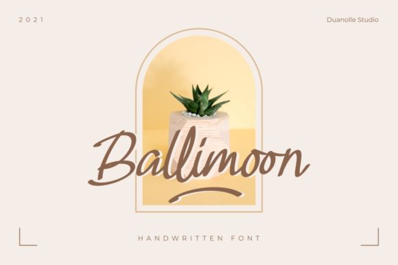 Ballimoon: A Refined Script Font for Modern Web Design