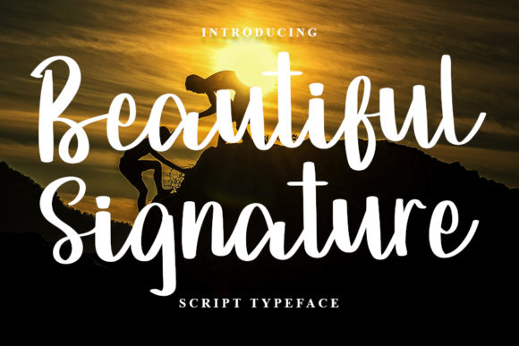 Beautiful Signature: The Delicate Script Font That Elevates Every Maker’s Design