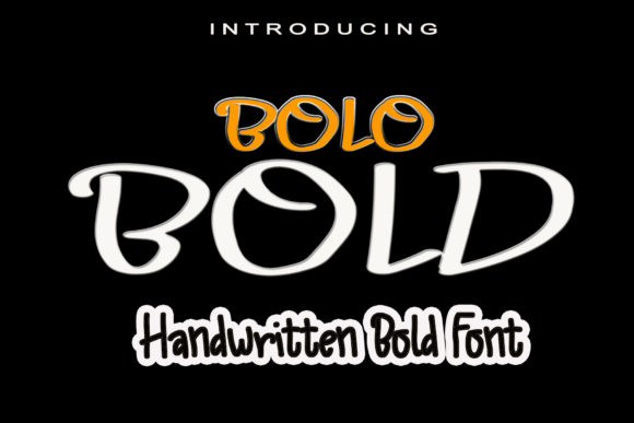 Bolo Bold: A Crafty Font That Brings Handmade Charm to Life
