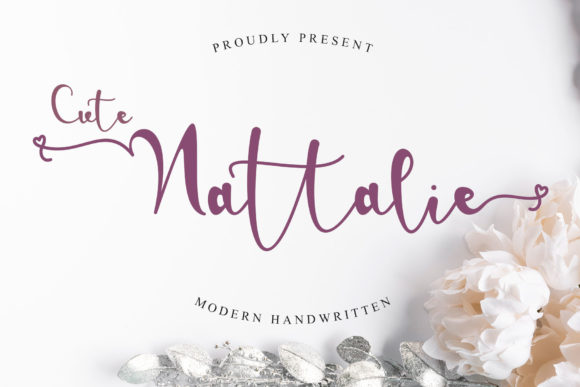 Cute Nattalie: A Romantic Script Font for Luxurious Brand Identities