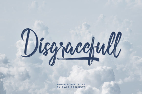 Disgracefull: A Classy Script Font That Elevates Small Business Branding