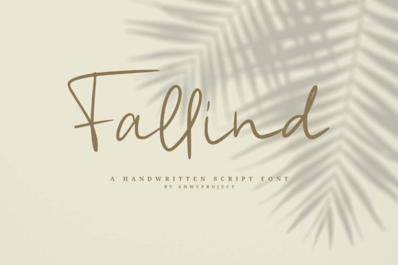 Fallind: A Refined Script Font for Modern Branding and Elegant Design