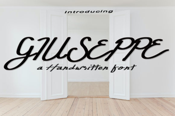 Giuseppe: A Handwritten Font for Modern Editorial Design