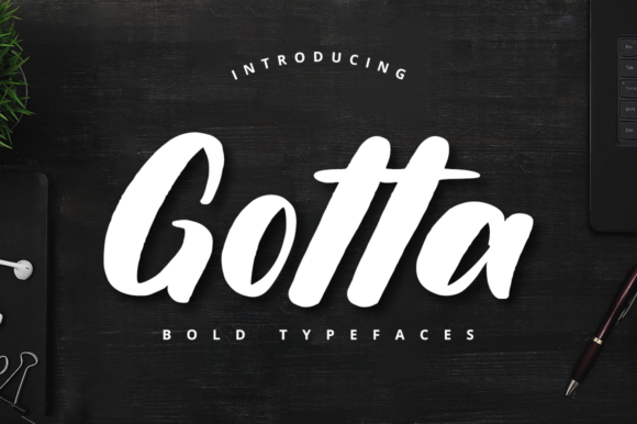 Gotta: A Joyful Handwritten Font for Web Designers and Digital Creators