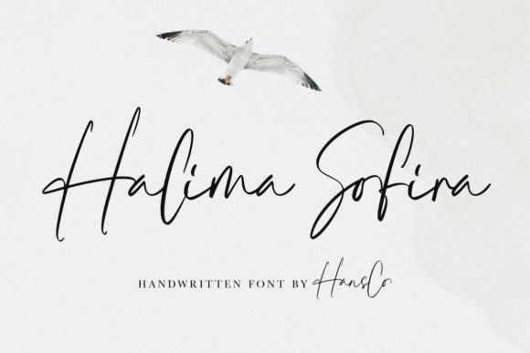 Halima Sofira: A Stylish Handwritten Font for Modern Web Design