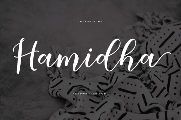 Hamidha: A Dazzling Script Font That Elevates Small Business Branding