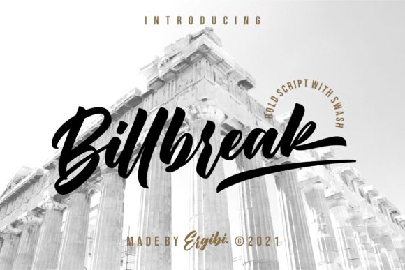 How Billbreak Font Helped My Small Business Look More Polished and Professional
