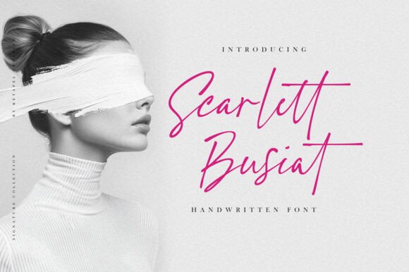 How Scarlett Busiat Elevates Campaign Typography with Elegant Handwritten Charm