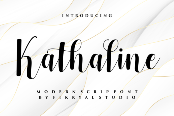 Kathaline: A Trendy Script Font for Modern Branding Projects
