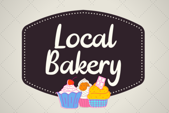 Local Bakery: A Handwritten Font That Brings Warmth to Editorial Design