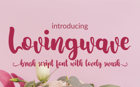 Lovingwave: A Sweet Script Font for Campaign-Ready Design