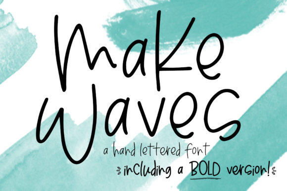 Make Waves: A Handwritten Font That Elevates Your Brand’s Personality