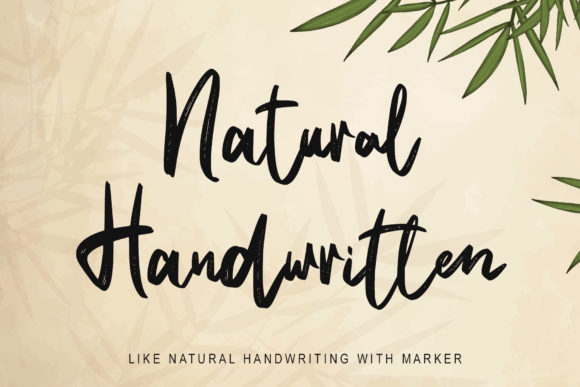 Natural Handwritten: A Light Script Font for Elegant Editorial Design