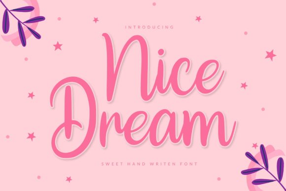 Nice Dream: A Delicate Script Font for Elegant Editorial Design