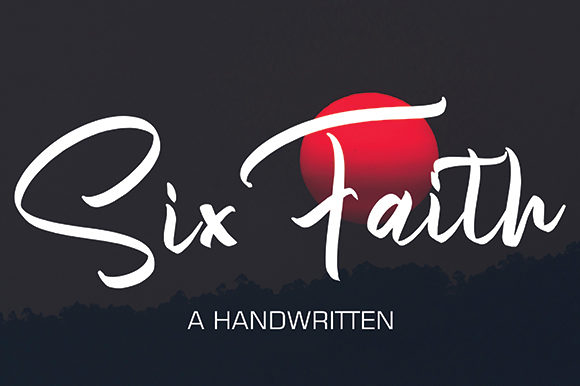 Sixfaith: A Dazzling Script Font for Modern Editorial Design