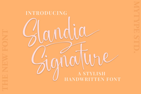 Slandia Signature: A Timeless Handwritten Font for Editorial Design