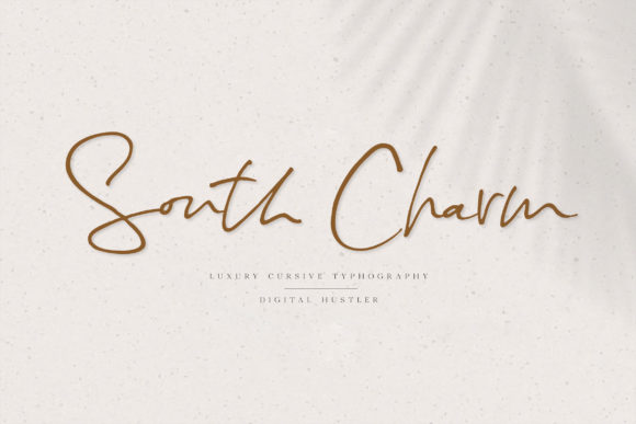 South Charm: A Delicate Script Font That Elevates Small Business Branding