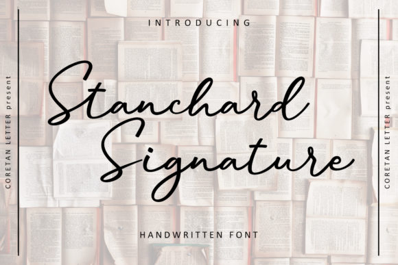 Stanchard Signature: Elevating Web Design with Elegant Handwritten Typography