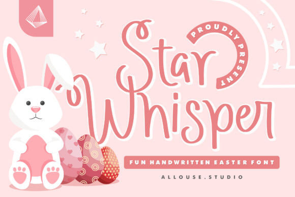 Star Whisper: A Playful Script Font for Brighter Editorial Designs