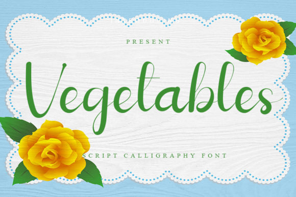 Vegetables Font: A Refined Script for Modern Web Design