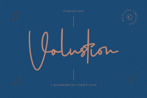 Volustion: A Delicate Script Font That Elevates Campaign Visuals
